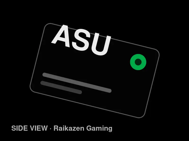 ASUS TUF VG249Q1A24" — side view