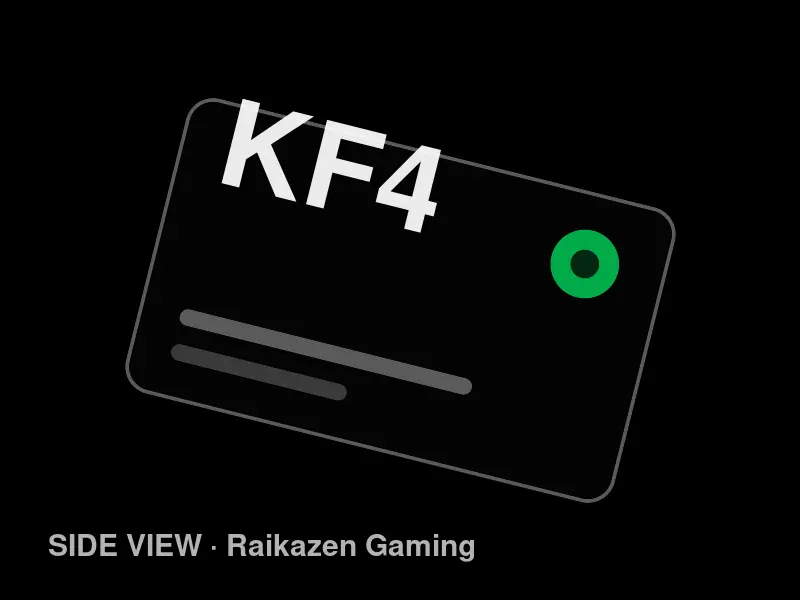 Kingston FURY8 GB DDR4-3200 — side view